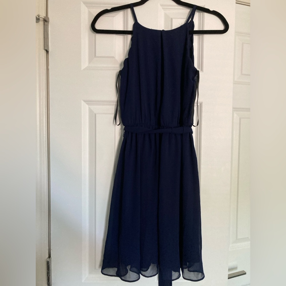 Junior’s Navy Blue XXS Mini Dress